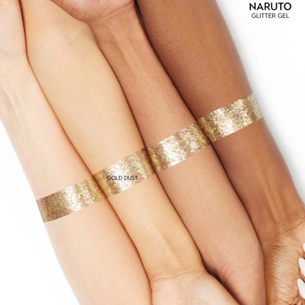 Colourpop Naruto Gold Glitter Gel Sold Out Limited Edition NIB NWT - Picture 3 of 4